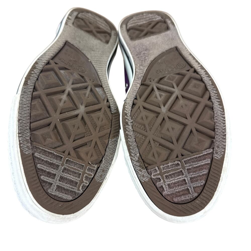 Converse All Star Low Top Purple Sneakers Mens 7 Womens 9 Chuck Taylor Canvas - Picture 10 of 12